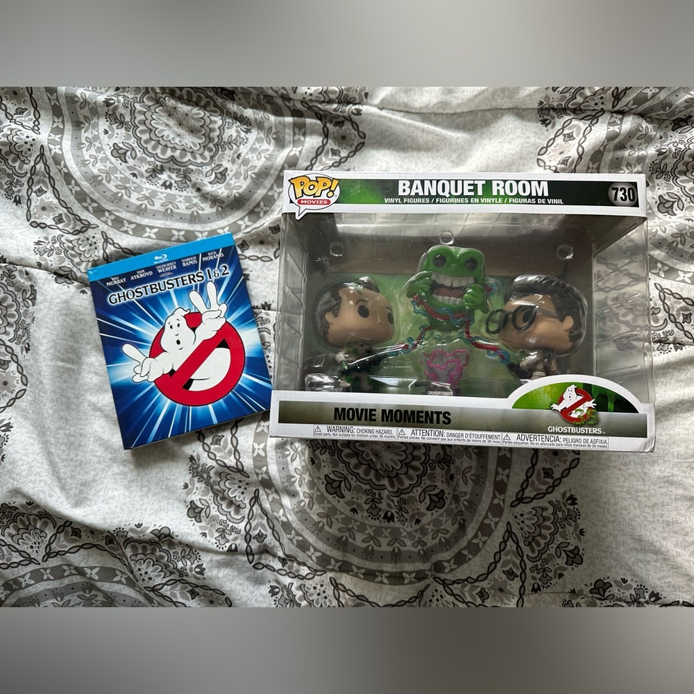 Ghostbusters Blu-ray & Funko Pop set